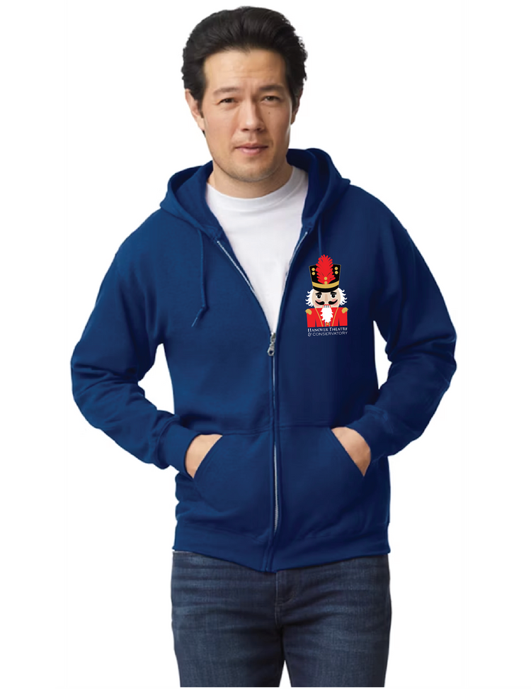 Nutcracker Adult Full Zip Hoodie Gildan