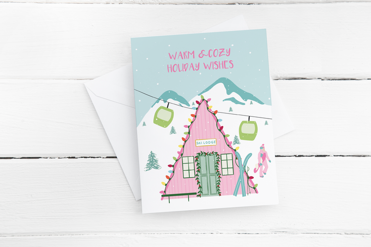 Ski Lodge Card