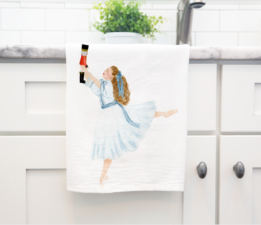 Clara Nutcracker Tea Towel