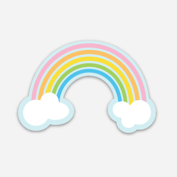 Sunny Rainbow Sticker